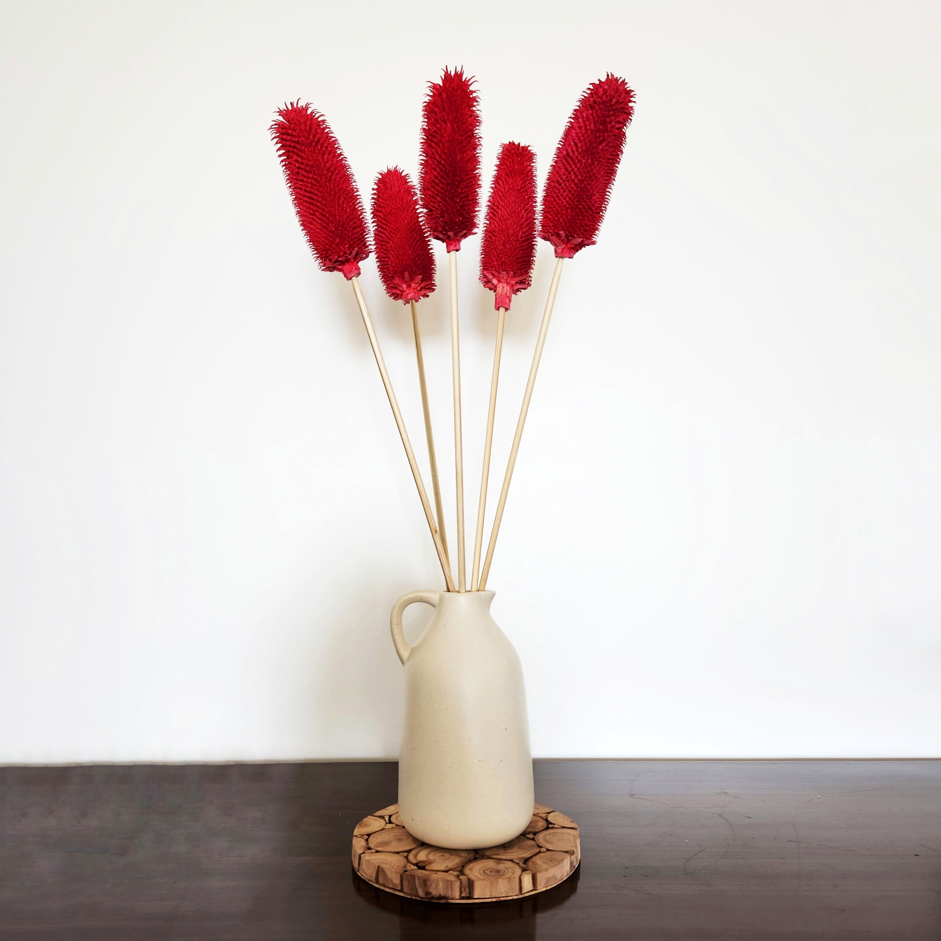 Exotic Dried Flowers - Crimson Red