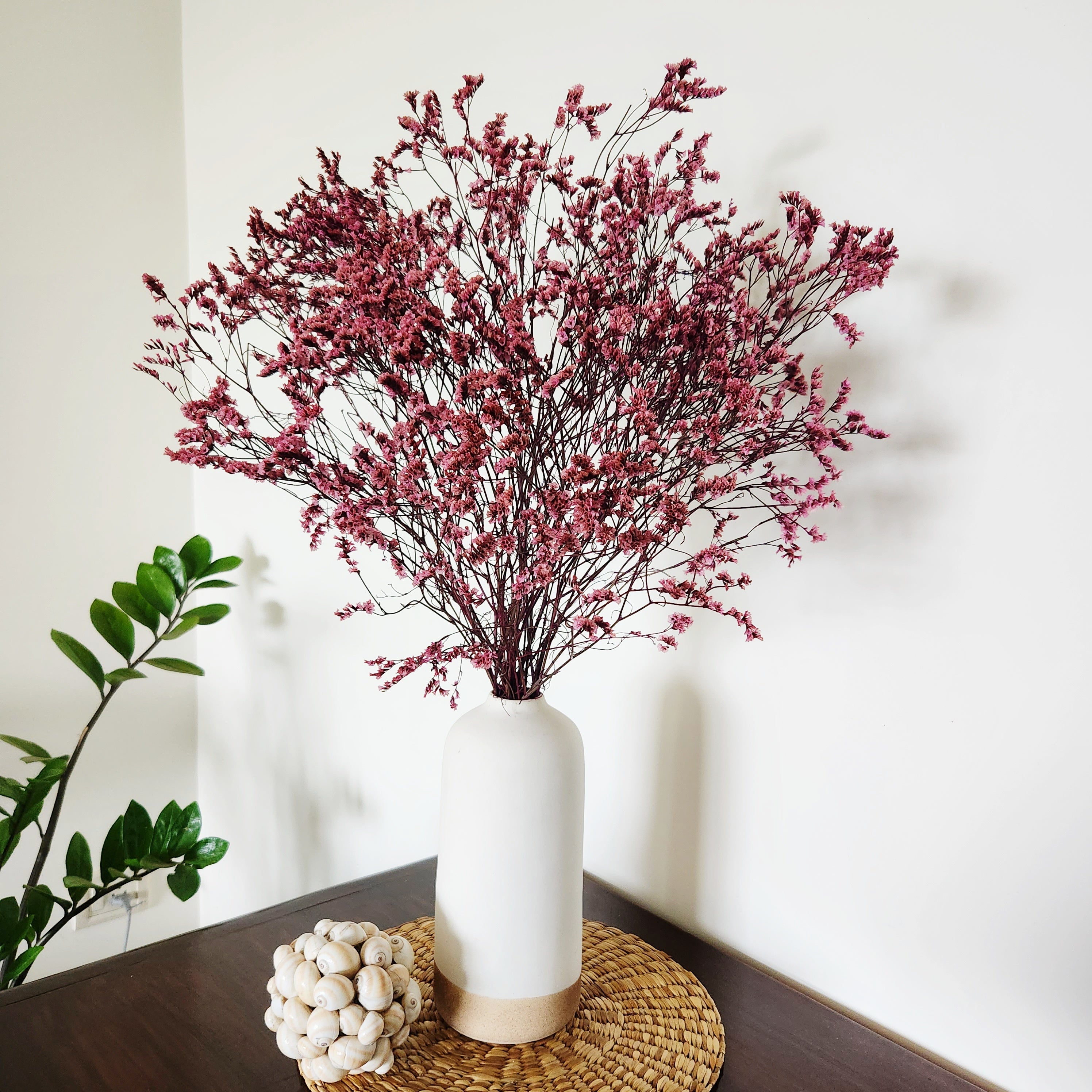 Blush Pink Dried Flower Arrangement