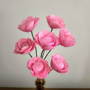 Pink roses for home decoration