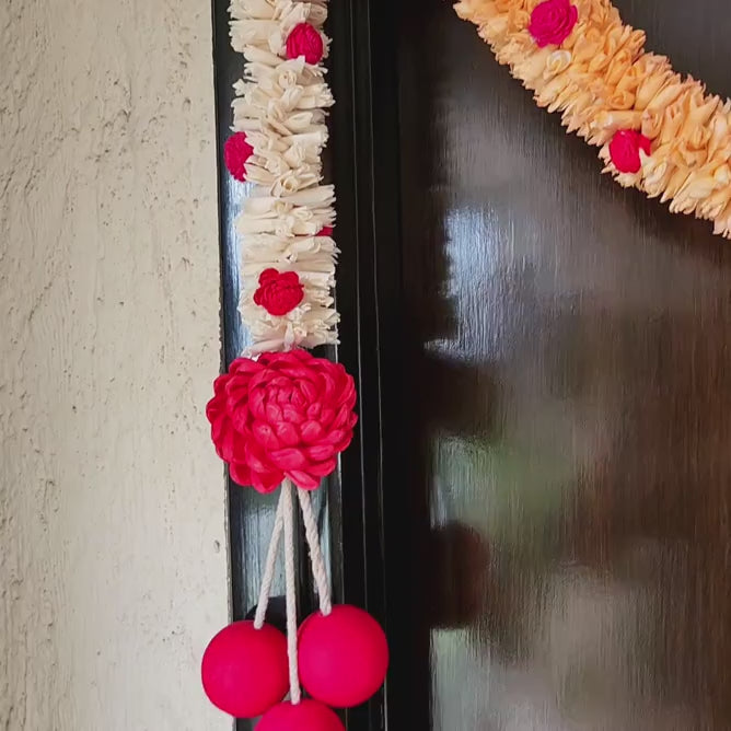 Divine Rajnigandha Sola Flower Toran