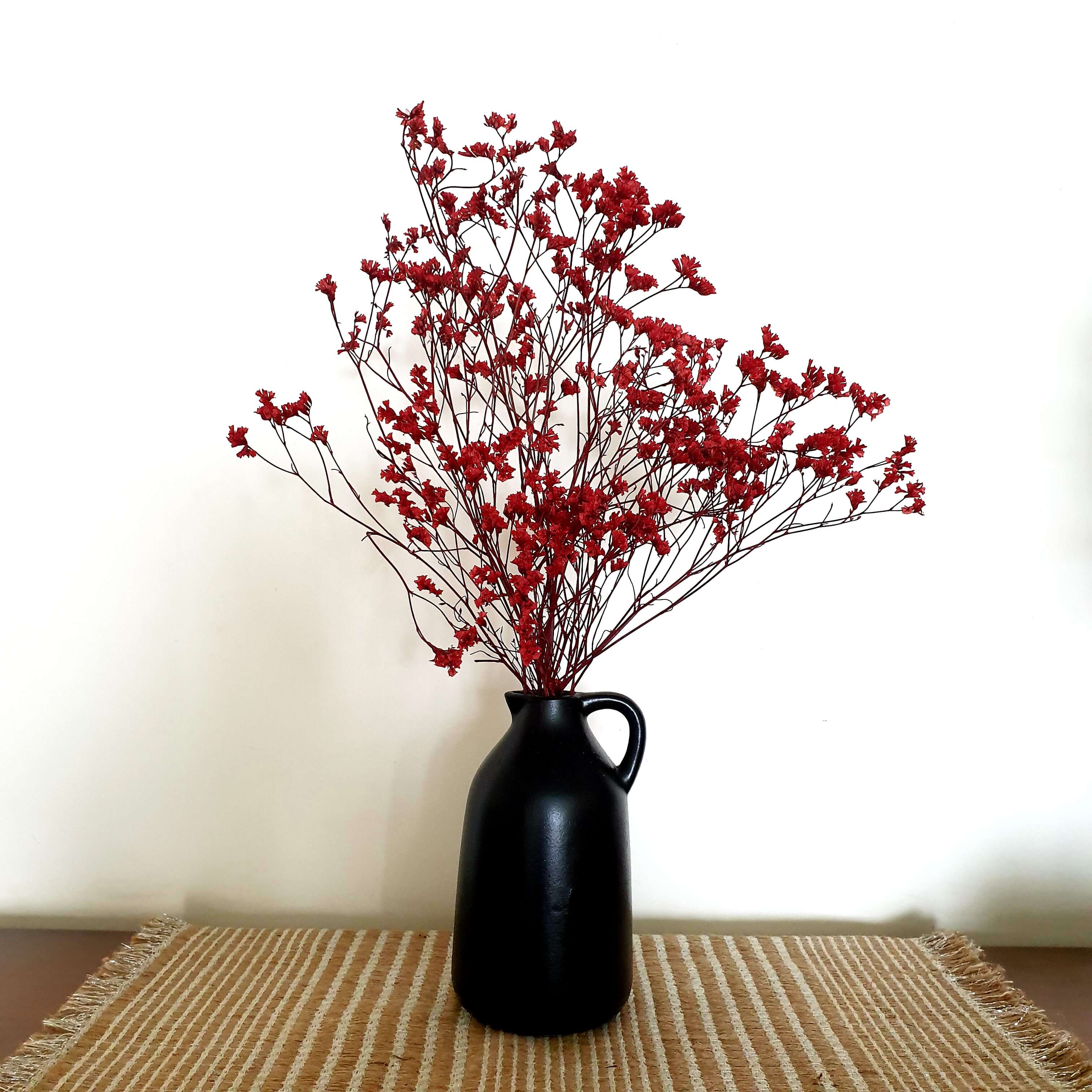 Ruby Red Dried Flower Arrangement