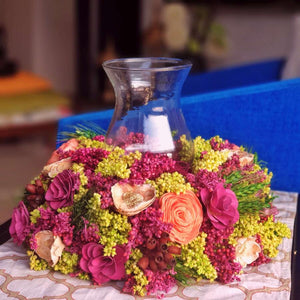 Burgundy Stunner' Festive Centrepiece