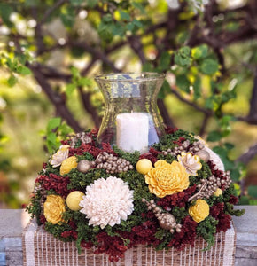 Sun Kissed Yellow Centrepiece