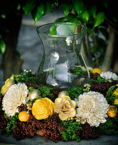 Sun Kissed Yellow Centrepiece