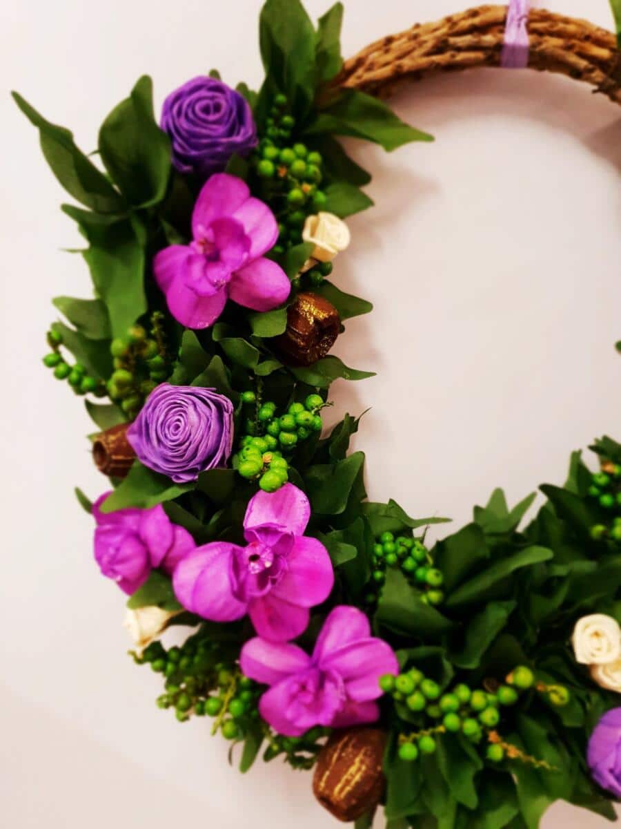 Exotic Orchid Wall Hanging
