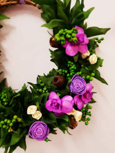 Exotic Orchid Wall Hanging