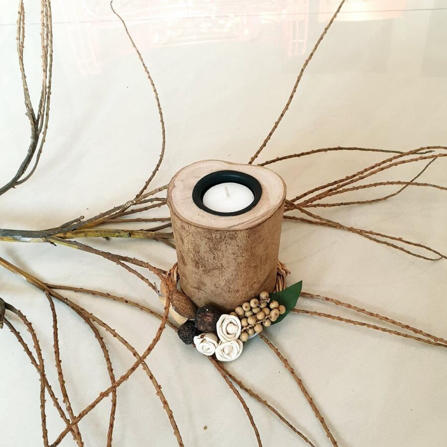 Summer Fresh Decorative Candlestand - Small