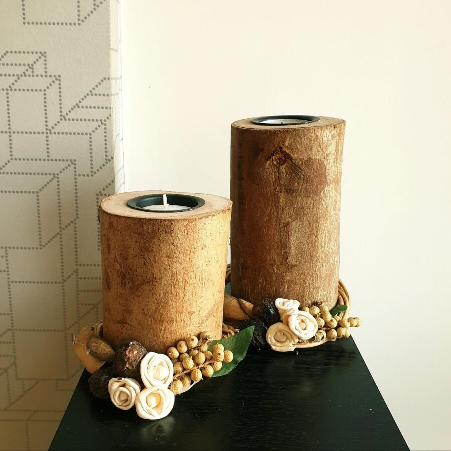 Summer Fresh Decorative Candlestand - Small