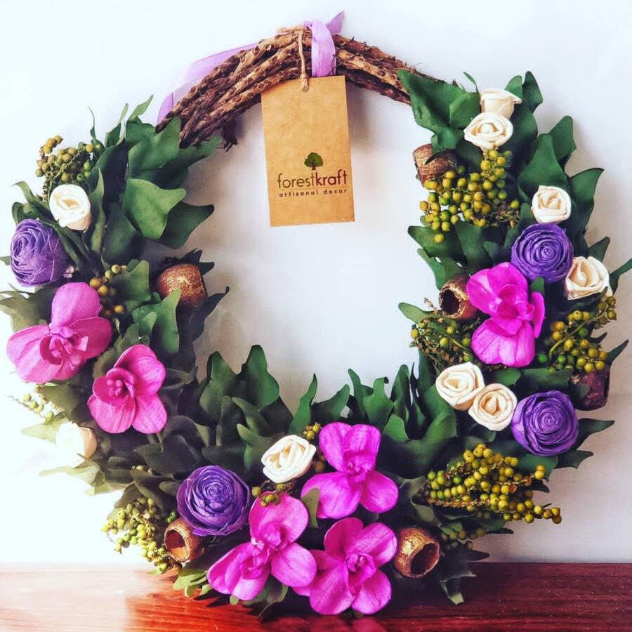 Exotic Orchid Wall Hanging