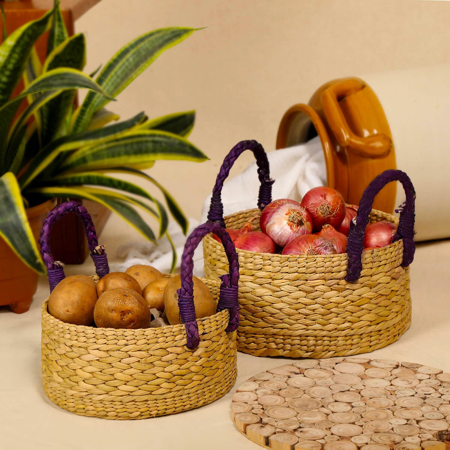 Kauna Storage Baskets - Set of 2