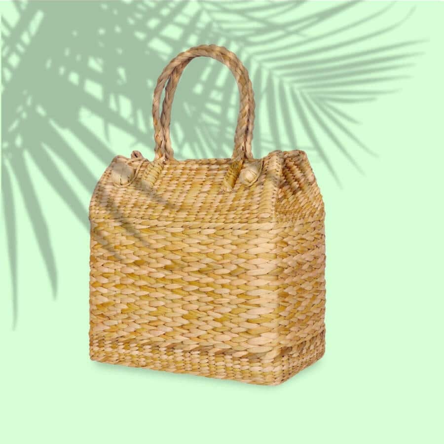 Vogue Straw Basket Bag - Large